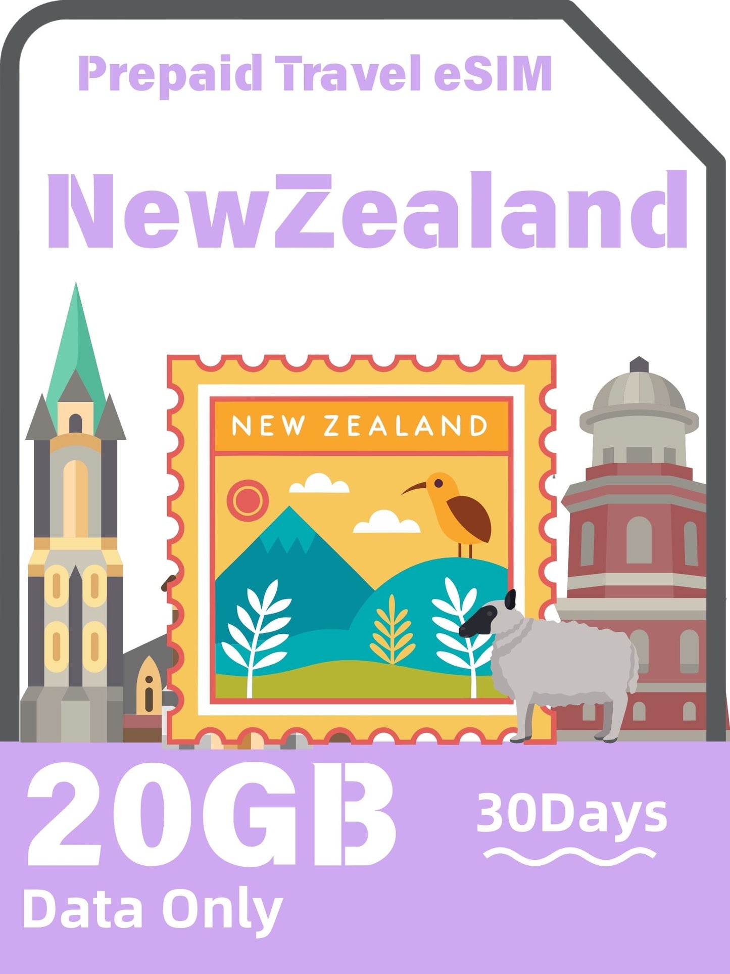 New Zealand Prepaid Travel eSIM
