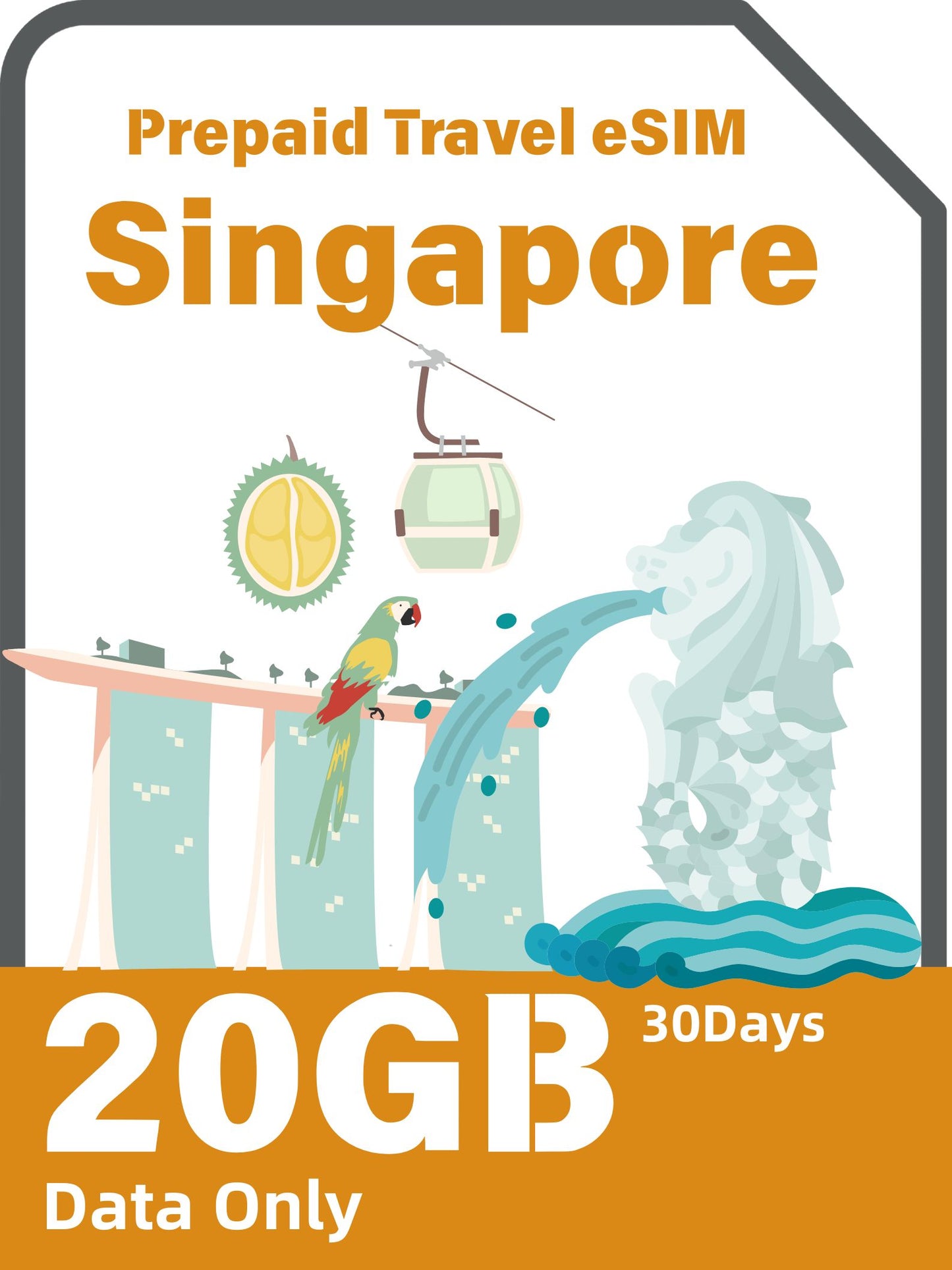 Singapore Prepaid Travel eSIM Card