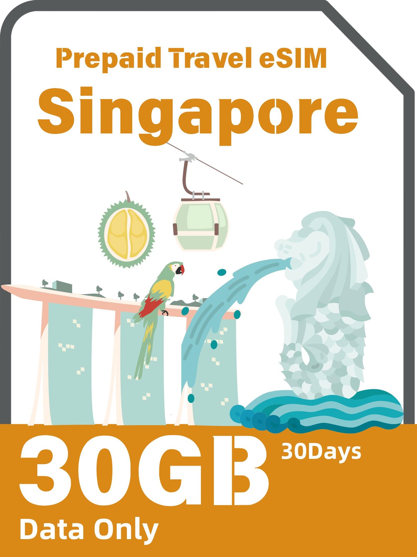Singapore Prepaid Travel eSIM Card