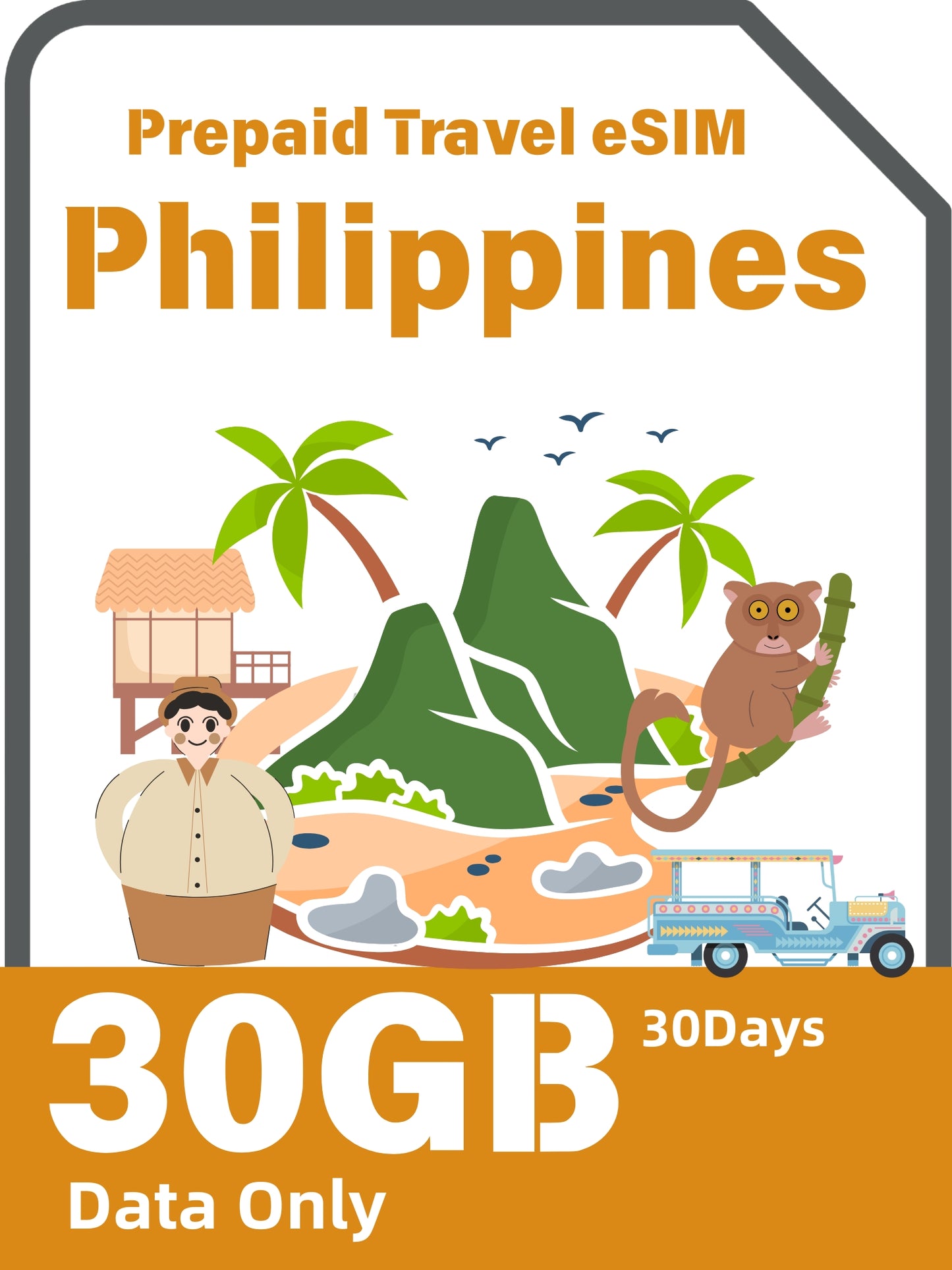 Philippines Prepaid Travel eSIM Card