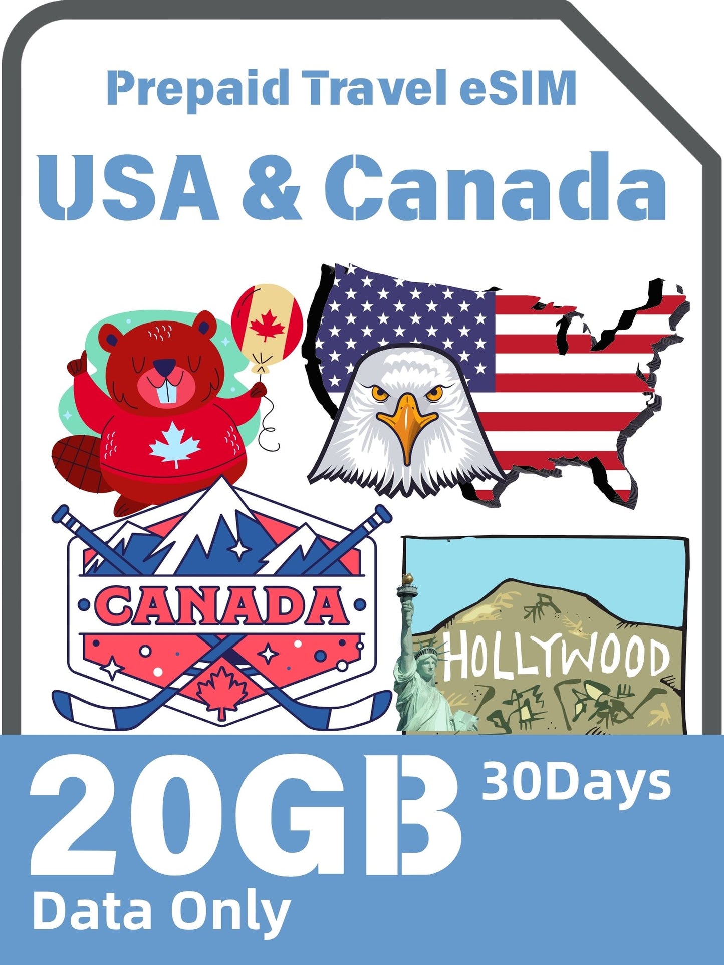 Canada Travel eSIM Card Bi