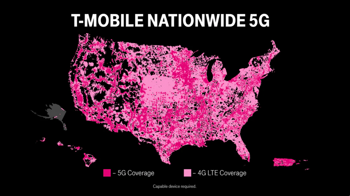USA & Hawaii Prepaid Travel eSIM Card - T-Mobile