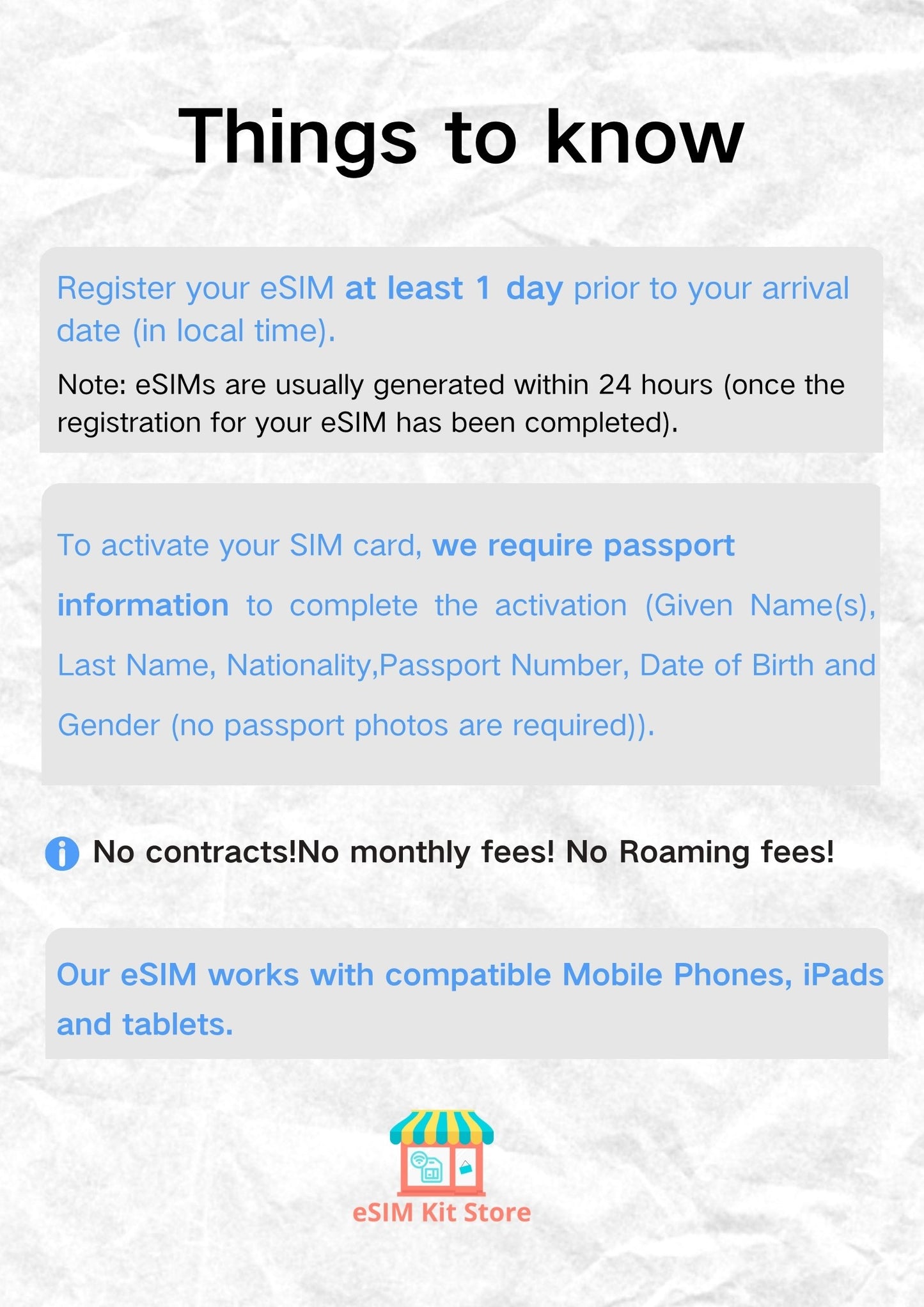 Europe & UK Prepaid Travel eSIM - Vodafone