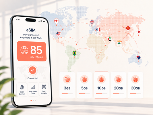 Global 85 Countries eSIM 怎麼選？多國旅行、商務差旅與長轉機上網指南