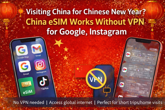 春節回國上網怎麼辦？中國 eSIM 不用 VPN 也能用 Google Maps / Gmail / Instagram / TikTok