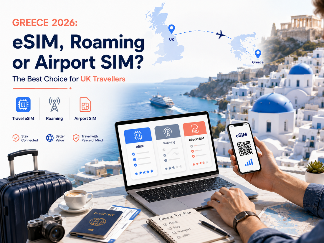 英國旅客去希臘要買 eSIM 還是開漫遊？2026 希臘旅遊上網完整指南