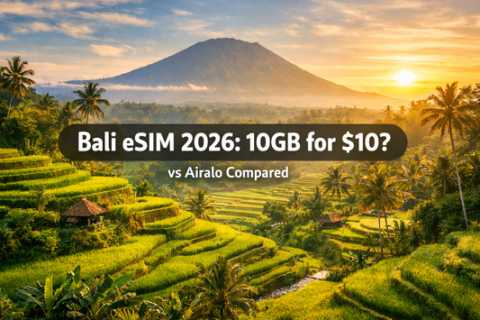 峇里島eSIM推薦 2026｜10GB只要$10？與Airalo直接比較