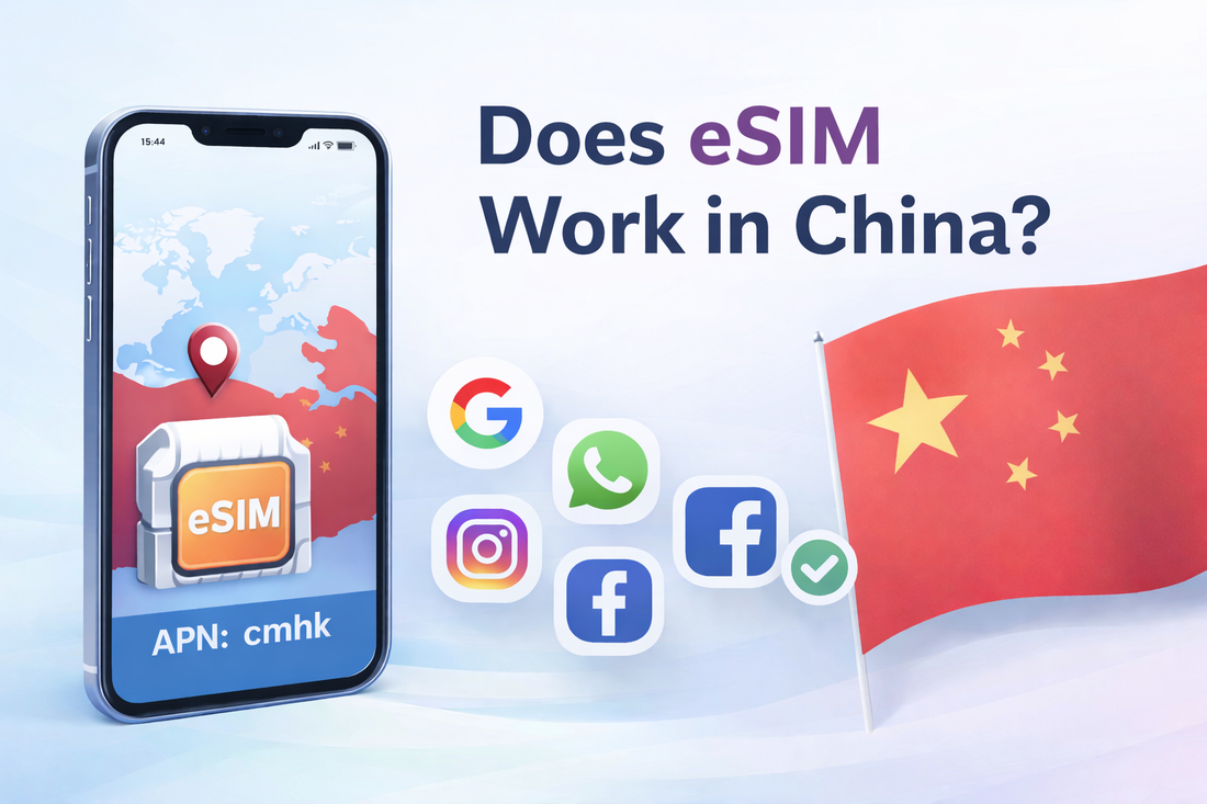 中國 eSIM 能用嗎？在中國能上 Google/WhatsApp/Instagram/Facebook 嗎？