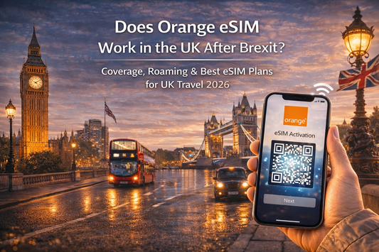 Orange eSIM 英國脫歐後還能用嗎？2026 英國旅遊上網完整攻略