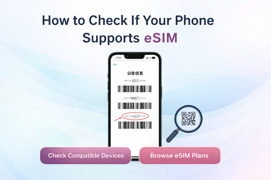 手機支援 eSIM 嗎？一分鐘快速檢查｜看「有沒有 EID」＋相容清單｜eSIM 新手必讀