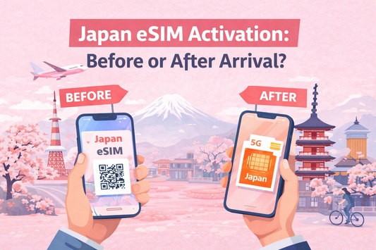 日本 eSIM 什麼時候啟用？出發前還是到日本再開？