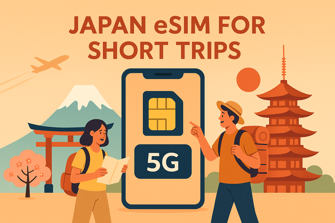 Japan eSIM for Short Trips｜日本 5〜7 天短期旅遊 eSIM 選購攻略