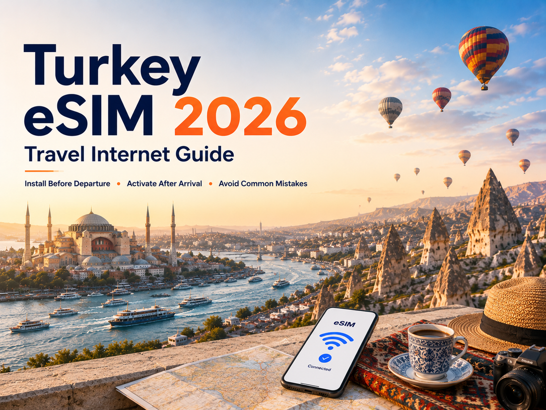 Turkey eSIM 2026：去土耳其旅遊上網怎麼選?出發前安裝、抵達後啟用與避坑指南
