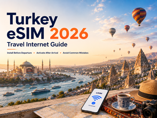 Turkey eSIM 2026：去土耳其旅遊上網怎麼選?出發前安裝、抵達後啟用與避坑指南