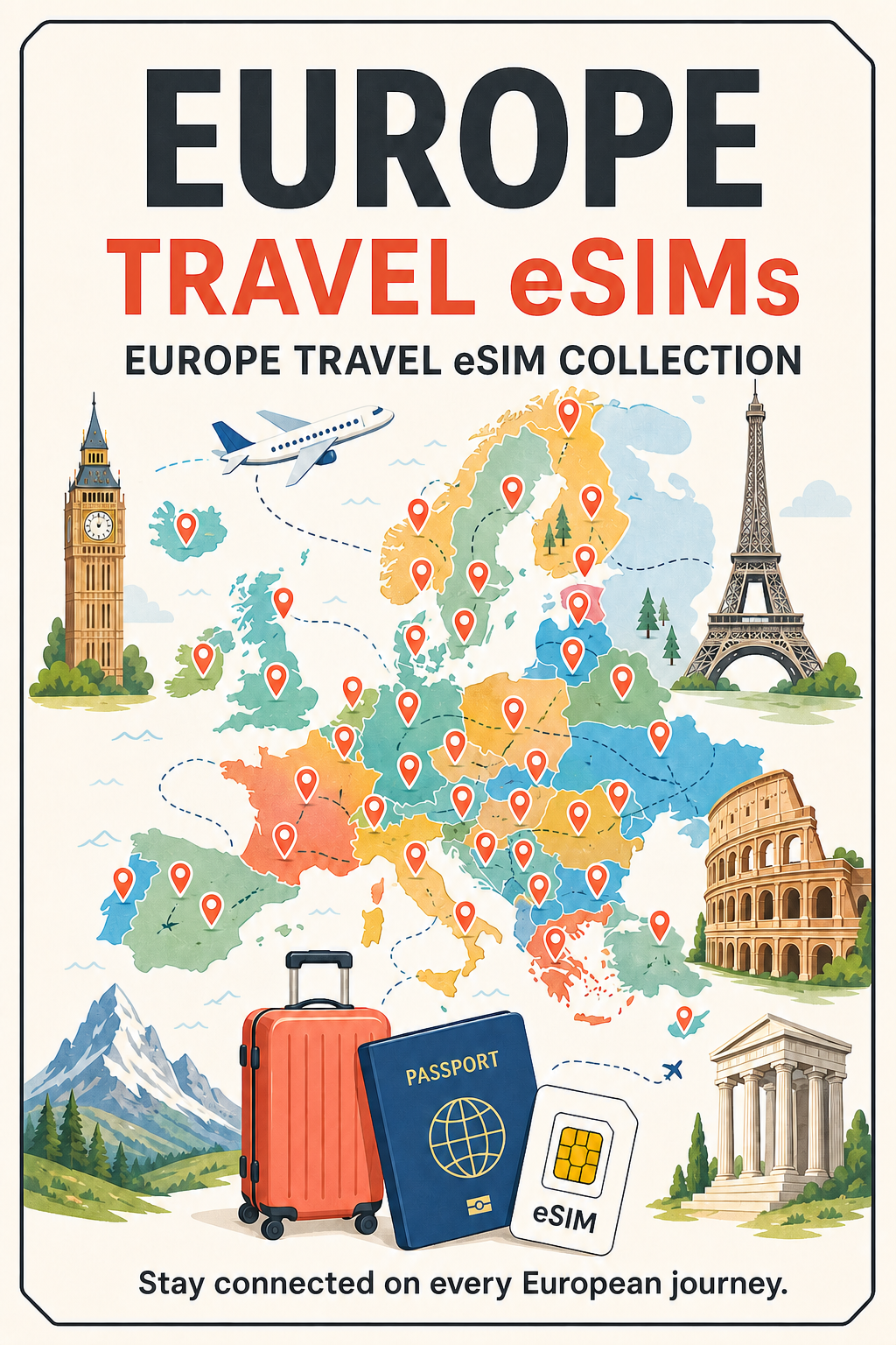Europe Travel eSIMs