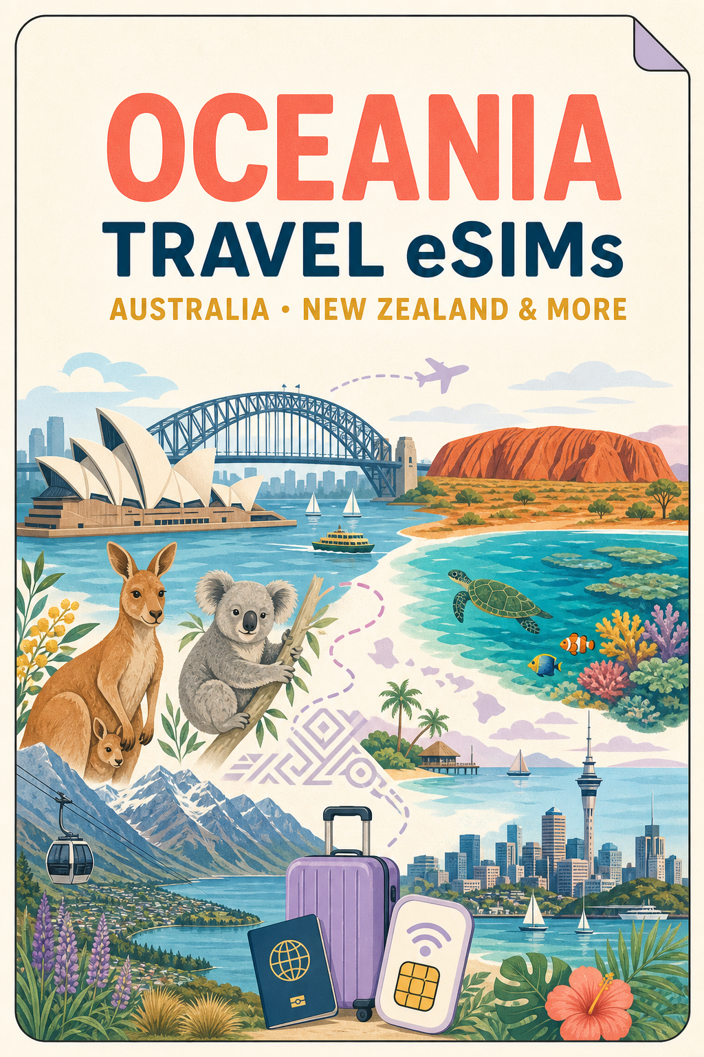 Oceania Travel eSIMs