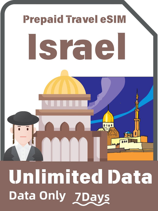 Israel Prepaid Travel eSIM Card