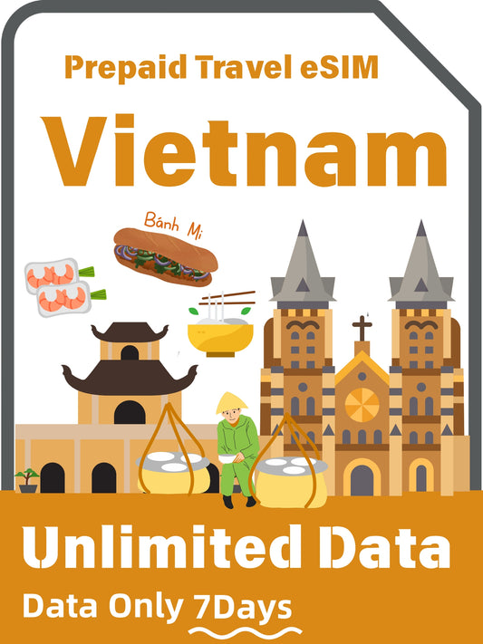 Vietnam Prepaid Travel eSIM Card