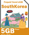 South Korea Prepaid Travel eSIM Card 