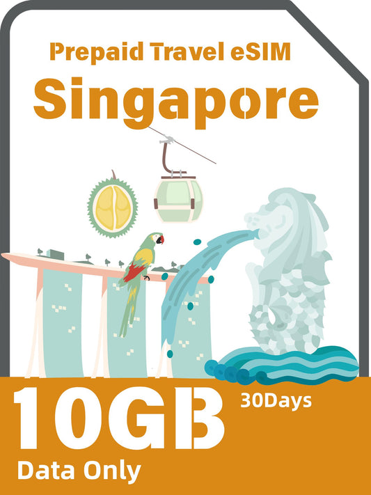 Singapore Prepaid Travel eSIM Card