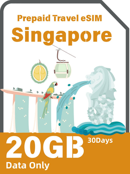 Singapore Prepaid Travel eSIM Card