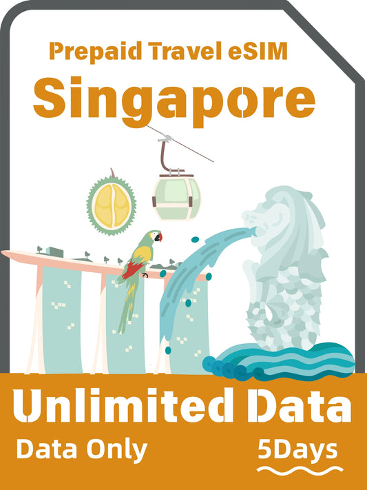 Singapore Prepaid Travel eSIM Card