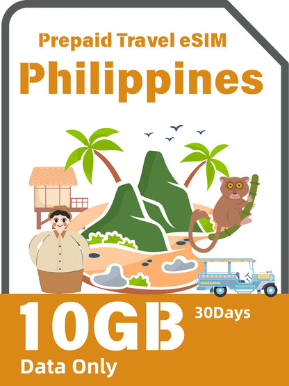 Philippines Prepaid Travel eSIM Card