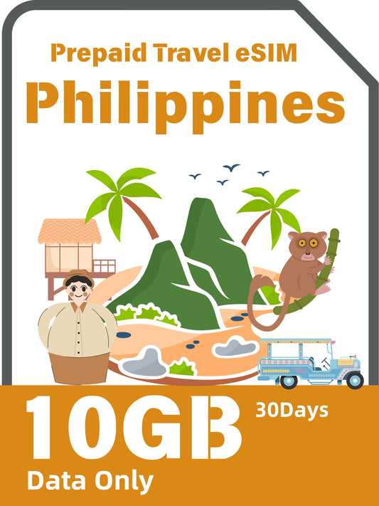 Philippines Prepaid Travel eSIM Card