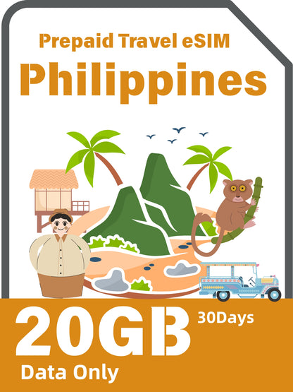 Philippines Prepaid Travel eSIM Card