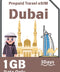 ドバイ（UAE）プリペイド観光eSIMカード