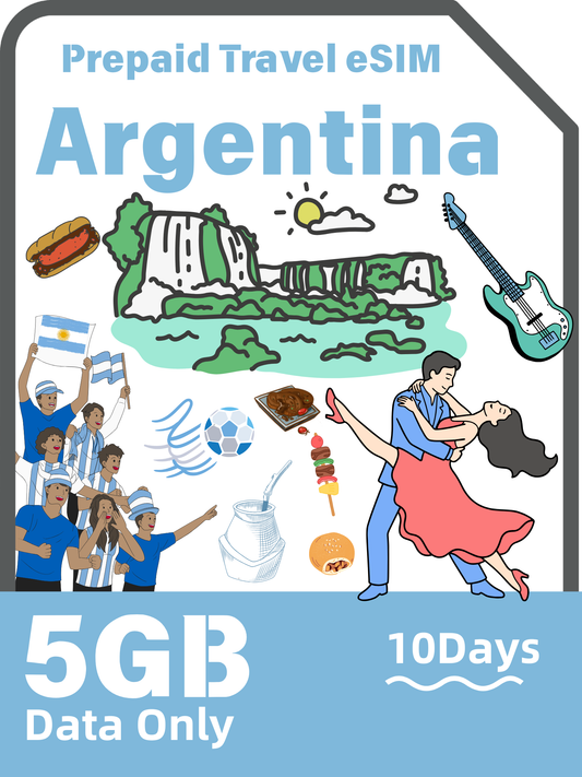 アルゼンチン旅行eSIMカード｜Movistar / Claro データ通信カード