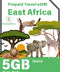East Africa 5 Countries Prepaid Travel eSIM｜Tanzania, Uganda, Zambia, Rwanda & Kenya