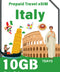 Italian / Italy Prepaid Travel eSIM Card