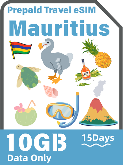 Mauritius Travel eSIM | Emtel 5G Unlimited Data