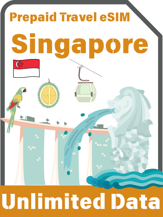 Singapore Travel eSIM — Unlimited Data, No Registration