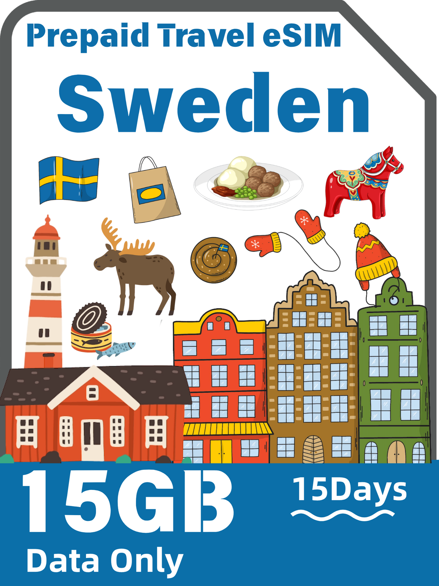 Sweden Travel eSIM | Telenor 4G/5G Data Plan