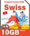 Swiss / Switzerland Prepaid Travel eSIM Card