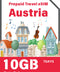 Austrian / Austria Prepaid Travel eSIM Card