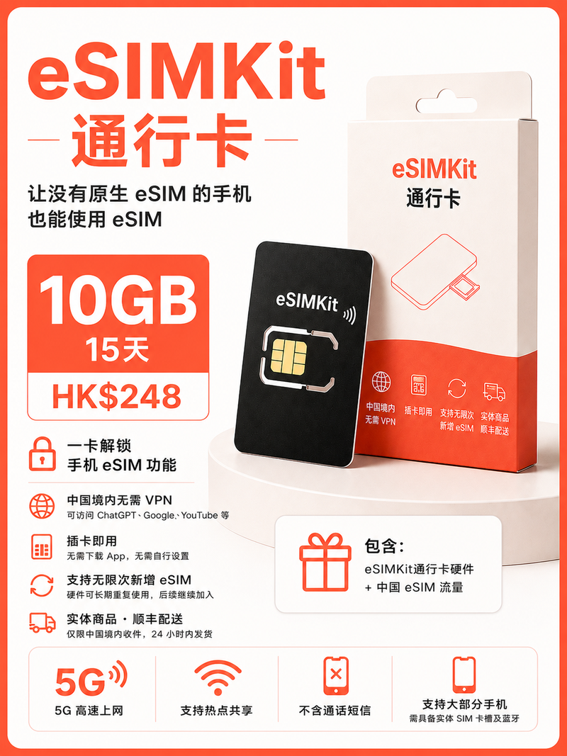 eSIMKit 通行卡